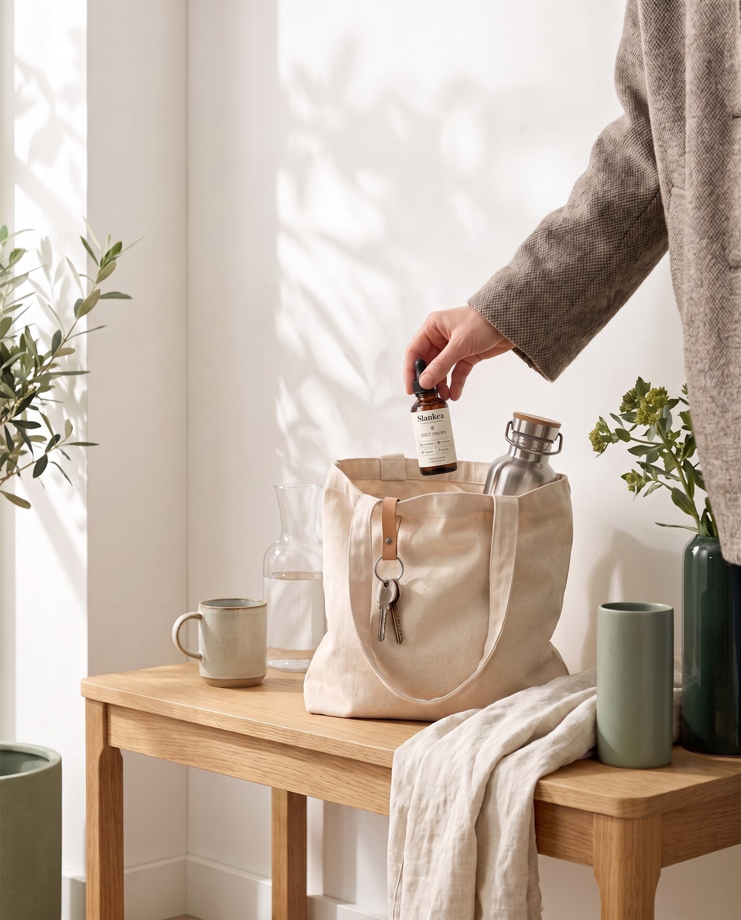 One bottle in your bag for lunch
